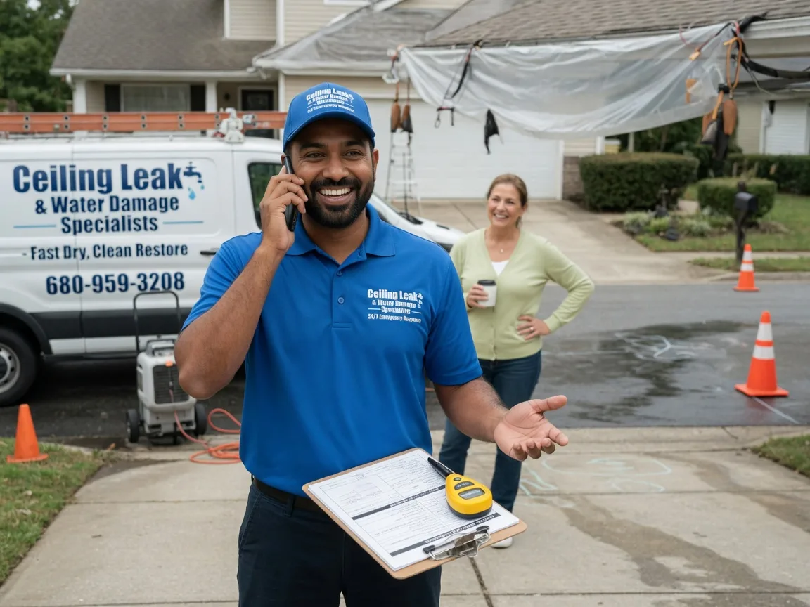 Ceiling Leak Cleanup Locust Grove, OK FAQs
